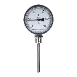 60mm <span class=keywords><strong>100mm</strong></span> acciaio inox tubo industriale aria condizionata serbatoio olio bimetallico termometro radiale puntatore assiale termometro - Product Image 5