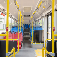 Nuevo Autobús Urbano Eléctrico Guangtong de 12m, 35 Asientos, Autobús Público Automático de Piso Bajo de 40 Plazas, Personalizable