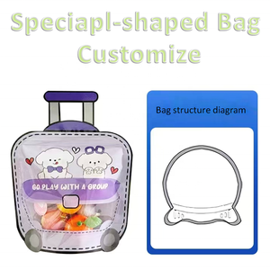 ถุง Mylar ไดคัท3.5กรัมสำหรับบรรจุขนมขนมรูปทรงพิเศษรีไซเคิลได้ - Product Image 5