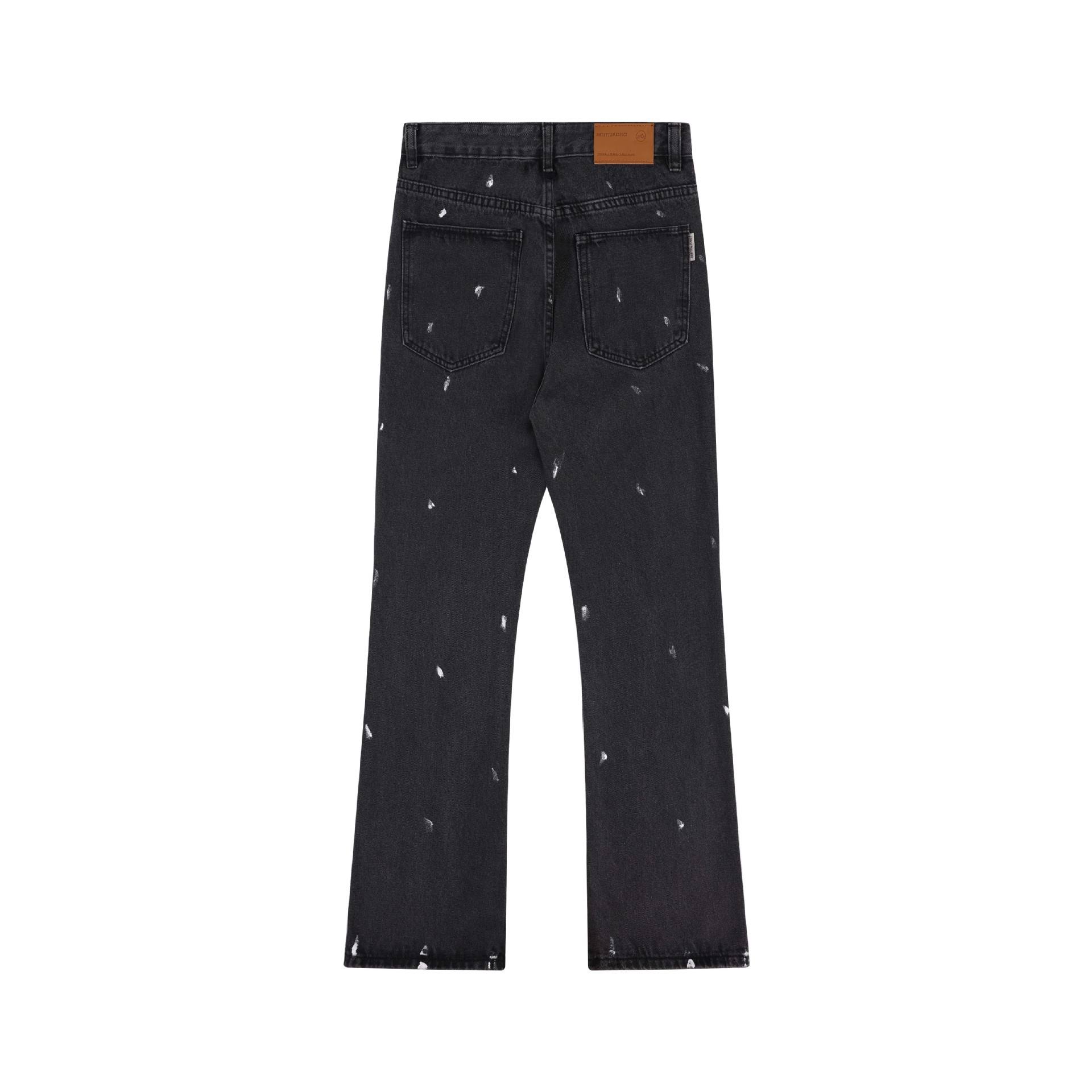 Pantaloni Ingrosso Jeans Firmati Pantaloni Ricamati Con Lettere In