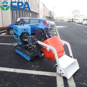 China CE EPA Engine Mini Concrete Mixer Loader With Self Loading <b>Track</b> Dump 300L Concrete Mixer Truck - Product Image 3