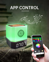 Lampu LED multi warna, produk laris, lampu meja samping tempat tidur, lampu kubus, Speaker Quran