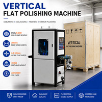 Hongfan Promotion Machine de polissage automatique pour tôles métalliques 600mm 800mm 1000mm avec moteur et boîte de vitesses, pour ébavurage et ponçage à plat