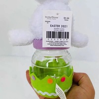 Pot à bonbons et friandises en peluche Lapin de Pâques, figurines en peluche avec boîte de collection, décoration de fête, bonbons au chocolat