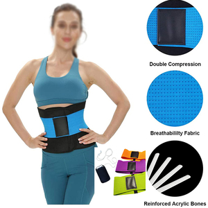 Nouvelle <span class=keywords><strong>ceinture</strong></span> de sudation en néoprène, souple, avec sangles détachables et poche, <span class=keywords><strong>pour</strong></span> la perte de poids - Product Image 1