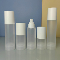 Flacons pulvérisateurs sans air givrés et blancs 30ml 50ml 80ml 100ml 120ml – Flacons de lotion sans air