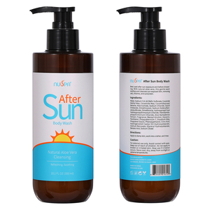 Gel <span class=keywords><strong>douche</strong></span> hydratant apaisant à l'aloe vera, prix d'usine en gros, nettoyage doux, soulagement instantané du refroidissement - Product Image 1