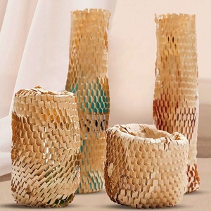 Honeycomb Paper Cushioning <strong>Wrap</strong> for Moving House Kraft Packing Paper for Gift Breakables As <strong>Bubble</strong> <strong>Wrap</strong> <strong>Roll</strong> Alternative - Product Image 5