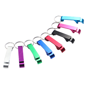 Logotipo personalizado bar Botella de cerveza Abrebotellas de metal Llavero Mini Abrebotellas colorido Llavero - Product Image 5
