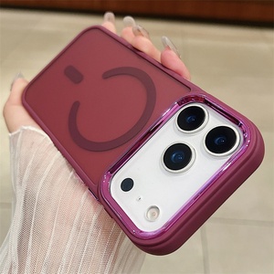 เคสโทรศัพท์มือถือแบบกันกระแทก ผลิตจากวัสดุ TPU และ PC  ผิวสัมผัสนุ่มแบบด้าน  พร้อมเลนส์โลหะโปร่งแสง  สำหรับ iPhone 17 16 15 14 13 12 Pro Max Plus - Product Image 3