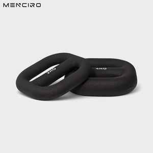 Impugnatura per Manubri Rivestita in Plastica per Uomini e Donne, per Allenamento Fitness e Sollevamento Pesi - Product Image 5