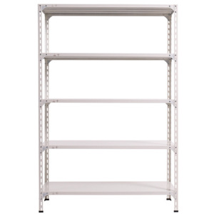 Estante Metálica Leve com Prateleiras Perfuradas para Armazenamento Doméstico, Garagem e Oficina - Organizador e Expositor com Proteção Contra Corrosão - Product Image 1
