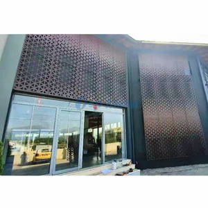 لوحة ديكور من سبائك الألومنيوم المطلية بالبودرة مقطوعة بالليزر CNC بدقة عالية، تصميم عصري للجدران الخارجية، حاصلة على شهادة <span class=keywords><strong>CE</strong></span> - Product Image 6