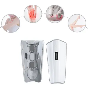 Custom LOGO 2024 EMS Foot Massager Calf Tendon Muscle Stretching Hot Compress Acupoints Deep Massage With Heating Magnet Ther