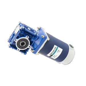 Faradyi Adjustable Gear Ratio 5/7.5/10/15 12V 24V NMRV40 2KW 110mm 20-267RPM DC Motor Worm Gear Motor Gearbox