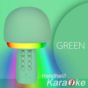 Micro Không Dây Dự Tiệc Tại Nhà Thiết Kế Độc Đáo Với Đèn RGB Nhiều Màu Hỗ Trợ Thẻ TF/USB, Hoàn Hảo Cho Bữa Tiệc - Product Image 6