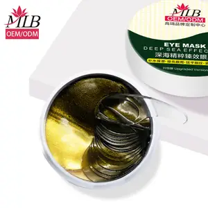 Ngọc Trai Đen & Mặt Vàng Dưới Trán Mặt Nạ Vàng Và Ốc Hydrogel Mắt Vá Gel Vòng Đường Cong Vá Trong Jar