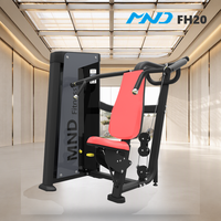 Appareil de musculation des épaules à double articulation moderne MND Fitness pour centre de musculation commercial, durable