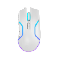 Mouse Gaming Ergonomis Berlampu RGB Berkabel Custom Terlaris M01, 7200 DPI, Antarmuka USB, 7 Tombol, Cocok untuk Kedua