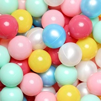 Balles de jeu souples en plastique sans phtalates, sans BPA, résistantes aux chocs, 6 cm, pour enfants, piscine, intérieur/extérieur, 6 couleurs
