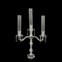 Candélabres à 3 bras en acrylique, centres de table, décoration de mariage, chandeliers, décoration pour événements et fêtes