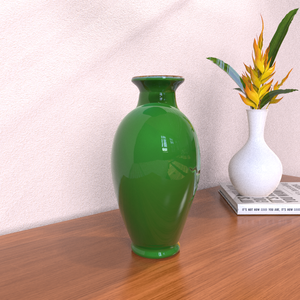 Botella de Vino Decorativa de Cerámica en Forma de Corazón Verde y <span class=keywords><strong>Amarillo</strong></span> con Diseño Craquelado, Calidad Premium Personalizable para Pedidos al por Mayor - Product Image 4