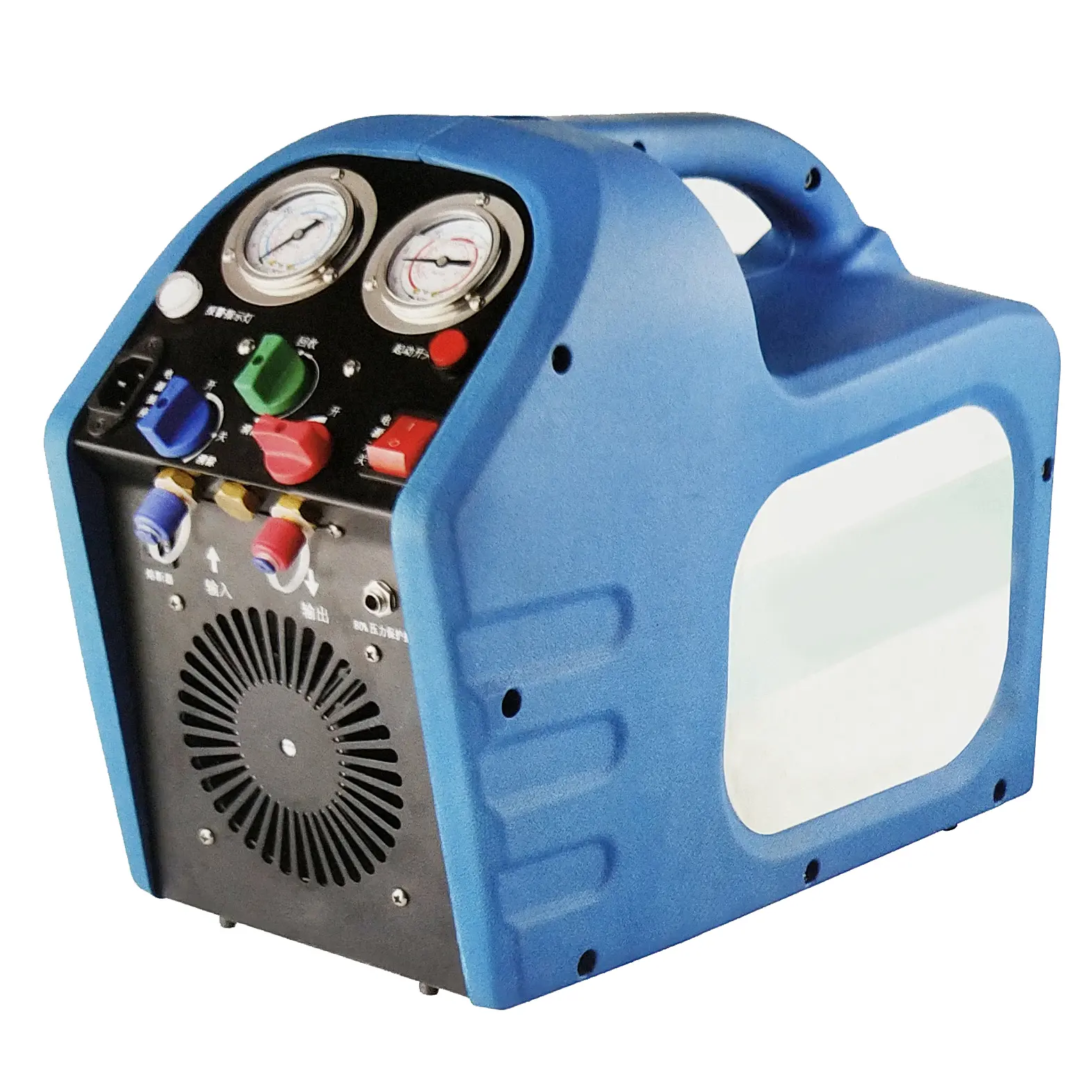 220V/50Hz 1/2HP AC.138.033 Refrigerante automotriz Auto R12 R134a Máquina de reciclaje de refrigerante Unidad de recuperación de llenado de refrigerante