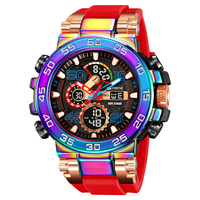 STRYVE-Montre de sport pour homme, montre-réveil étanche, analogique et numérique, pour étudiant, 8030