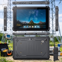 Tablette PC industrielle robuste de 10,1 pouces avec GMS NFC, scanner QR 2D, station de charge, RFID UHF/LF, support de voiture, RS232, RJ45