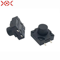 Interrupteur à bouton-poussoir tactile SMD 4 broches SPST, mini-interrupteur momentané à montage sur circuit imprimé pour appareil électronique DIY