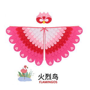 Multifunción fieltro pájaros alas ala disfraz carnaval conjunto Anime capas - Product Image 4