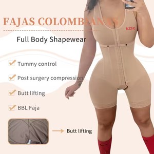 Faja Moldeadora Colombiana Premium con Control Abdominal Etapa 2/3, Prenda de Compresión para Recuperación Abdominal con Abertura en la Entrepierna - Product Image 5