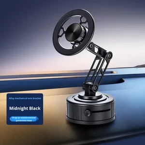 Leger en alliage pliable à 360°. Support de téléphone magnétique rotatif anti-vibration pour voiture 2026 - Product Image 6