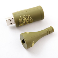 Clé USB 8 Go en forme de bouteille promotionnelle : soda, vin rouge, bière, bidon d'huile, flacon de médicament, bidon d'huile moteur