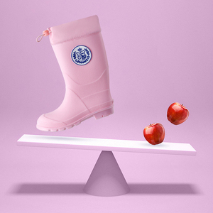 Botas de lluvia para niños, suela blanda, cómodas, resistentes al desgaste, impermeables, súper antideslizantes, antideslizantes, zapatos de agua con cordón - Product Image 5