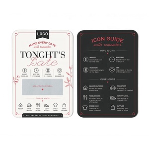 Tarjeta Rasca y Gana con Logotipo Personalizado, <span class=keywords><strong>35</strong></span> Citas para Parejas, Regalo Divertido y Aventurero, Caja de Juego con Ideas de Citas Emocionantes - Product Image 4