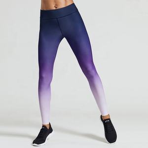 กางเกงเลคกิ้งโยคะสำหรับผู้หญิง,เลกกิ้งออกกำลังกายยืดหยุ่นพิมพ์ลายโลโก้ได้ตามต้องการสำหรับใส่เล่นโยคะ - Product Image 6