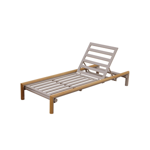 Chaise longue de luxe en bois pour piscine, plage et jardin, mobilier d'extérieur commercial en gros - Product Image 6