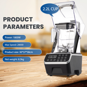 Kết hợp tốc độ cao đa mục đích thương mại máy xay sinh tố Heavy Duty mạnh mẽ <span class=keywords><strong>Smoothie</strong></span> máy cho nhà bếp sử dụng nước trái cây Máy xay sinh tố Nhà cung cấp - Product Image 2