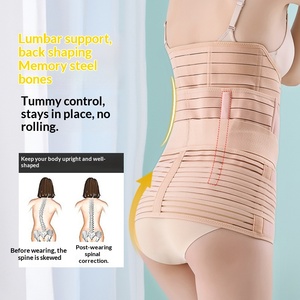 Ceinture abdominale post-partum d'été naturelle pour <span class=keywords><strong>accouchement</strong></span> naturel et césarienne, amincissante, modelante, respirante et élastique - Product Image 6