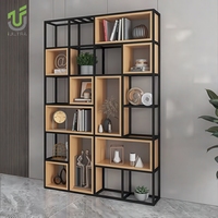 IULTRA Moderne Autoportant Double Face Grande Cloison D'étagère Taille Personnalisée Diviseur De Bureau Mur Ouvert Cloison De Bureau À Domicile