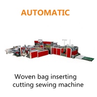 Automatische Geweven Zak Maken Machine Met Plc & Motor Voor Hdpe Mesh Zakken Snijden Naaien & Stiksels