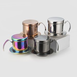 Baming Việt Nam lọc cà phê <span class=keywords><strong>Maker</strong></span> 304 thép không gỉ cà phê phin cup với Dripper - Product Image 1