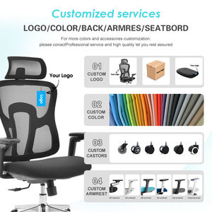 <span class=keywords><strong>เก้าอี้</strong></span>สำนักงานมีที่พักแขนปรับได้ปรับแต่งได้เก้าอี้สำนักงานที่เหมาะกับสรีระของพนักงาน - Product Image 6