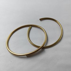 Brazalete de uñas abierto de temperamento clásico 750 de oro de 18 quilates de alta calidad para pulsera tornillo de moda <span class=keywords><strong>Simple</strong></span> para pulsera para mujer - Product Image 3