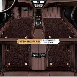 Tapis de <span class=keywords><strong>voiture</strong></span> en cuir personnalisé, adapté à diverses marques et modèles de voitures, production et vente en gros sur mesure - Product Image 1