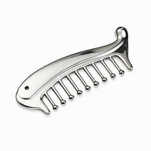 KINWONG Massaggiatore per Cuoio Capelluto in Metallo con Testa a Sfera, Finitura a Specchio, Spazzola per Massaggio alla Testa, Circolazione Sanguigna, Rilassamento, OEM, Ingrosso - Product Image 1