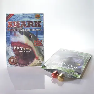 Shark 500kカスタムプリントジップロックバッグ