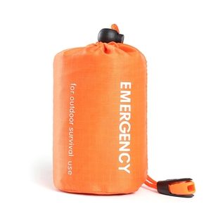 Refugio de Supervivencia de Emergencia para Acampar al Aire Libre, Saco Ligero para Vival, Saco de Dormir de Supervivencia Naranja, Mylar Térmico para Exteriores - Product Image 4