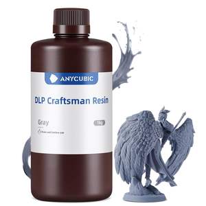 Resina Anycubic DLP Craftsman de 1 kg, Color Gris, para Impresión 3D de Modelos - Product Image 1